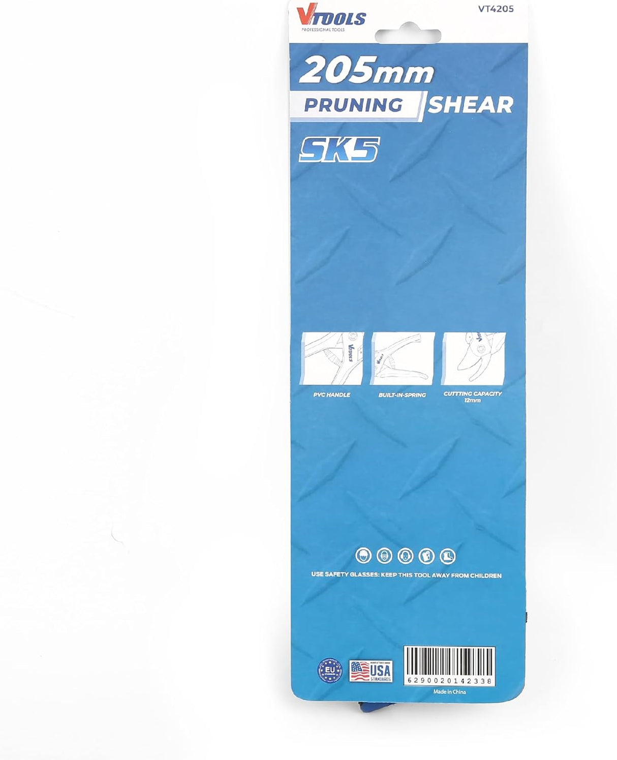 VTOOLS 205cm Professional Bypass Pruning Shears With Soft Grip Handle and SK5 Blade, Multipurpose Garden Scissors, Garden Clippers for Roses, Plant, and Branches, Blue, VT4205 - Al Kabayel Dicount CenterVTOOLS 205cm Professional Bypass Pruning Shears With Soft Grip Handle and SK5 Blade, Multipurpose Garden Scissors, Garden Clippers for Roses, Plant, and Branches, Blue, VT4205power toolsvtoolsAl Kabayel Dicount Center