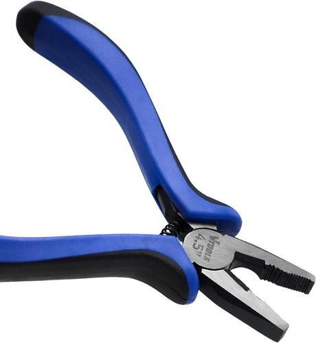 VTOOLS 4.5 Inch Mini Combination Pliers, Spring Loaded Plier, Multifunction Pliers with Wire Cutting, Crimping, Twisting, Pulling & Nails Removing, VT2147 - Al Kabayel Dicount CenterVTOOLS 4.5 Inch Mini Combination Pliers, Spring Loaded Plier, Multifunction Pliers with Wire Cutting, Crimping, Twisting, Pulling & Nails Removing, VT2147power toolsvtoolsAl Kabayel Dicount Center