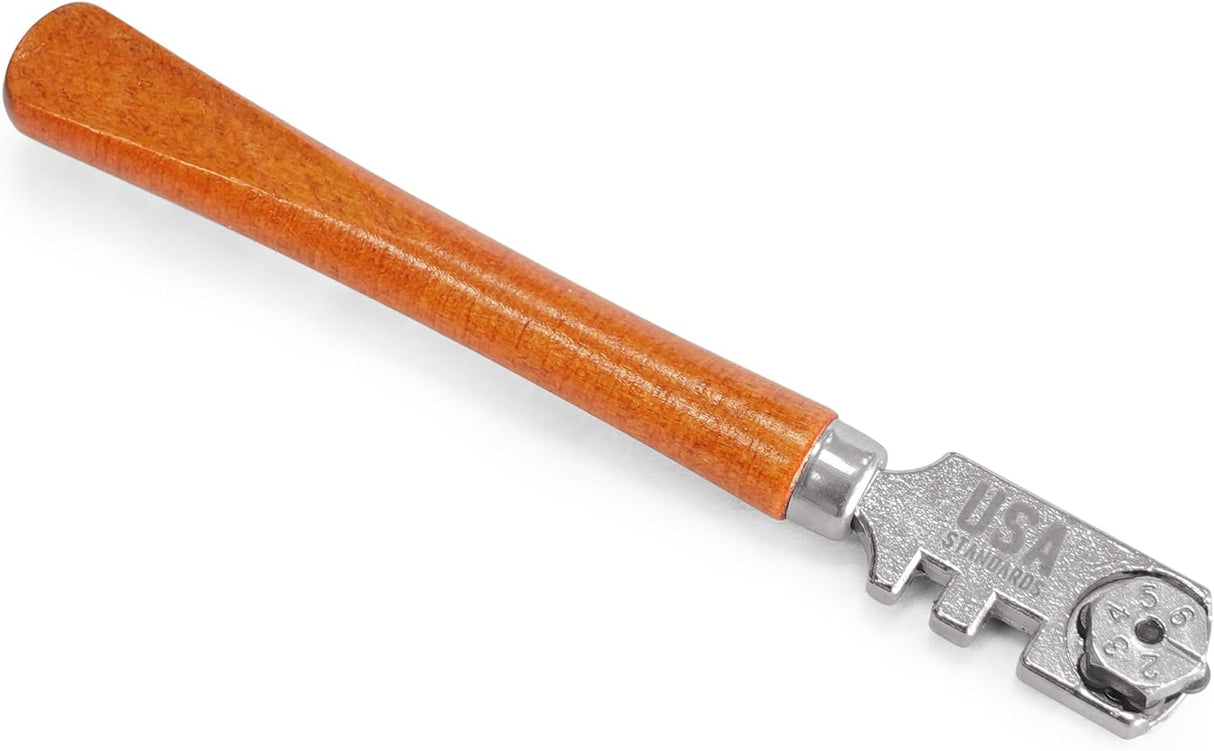 VTOOLS 5 Inch Glass Cutter Tool, Craft Cutting Kit with Wooden Handle, 6 Cutting Blades, for Glass Bottles,Mirrors,Window Panes, Blue, VT2224 - Al Kabayel Dicount CenterVTOOLS 5 Inch Glass Cutter Tool, Craft Cutting Kit with Wooden Handle, 6 Cutting Blades, for Glass Bottles,Mirrors,Window Panes, Blue, VT2224power toolsvtoolsAl Kabayel Dicount Center