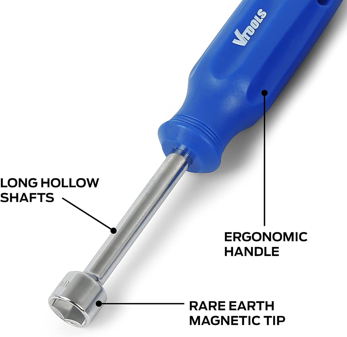 VTOOLS 7Pcs Nut Screwdriver Set, Professional & High - Quality Nut Screwdriver Set for Home Repair, Improvement, VT2171 - Al Kabayel Discount CenterVTOOLS 7Pcs Nut Screwdriver Set, Professional & High - Quality Nut Screwdriver Set for Home Repair, Improvement, VT2171power toolsvtoolsAl Kabayel Discount Center