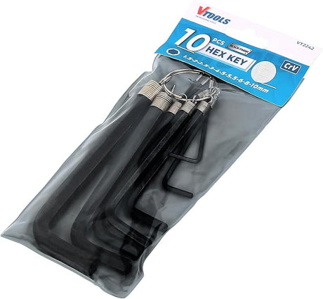 VTOOLS Hex Key Set 10pcs - Al Kabayel Discount CentreVTOOLS Hex Key Set 10pcsHand ToolsVTOOLSAl Kabayel Discount Centre