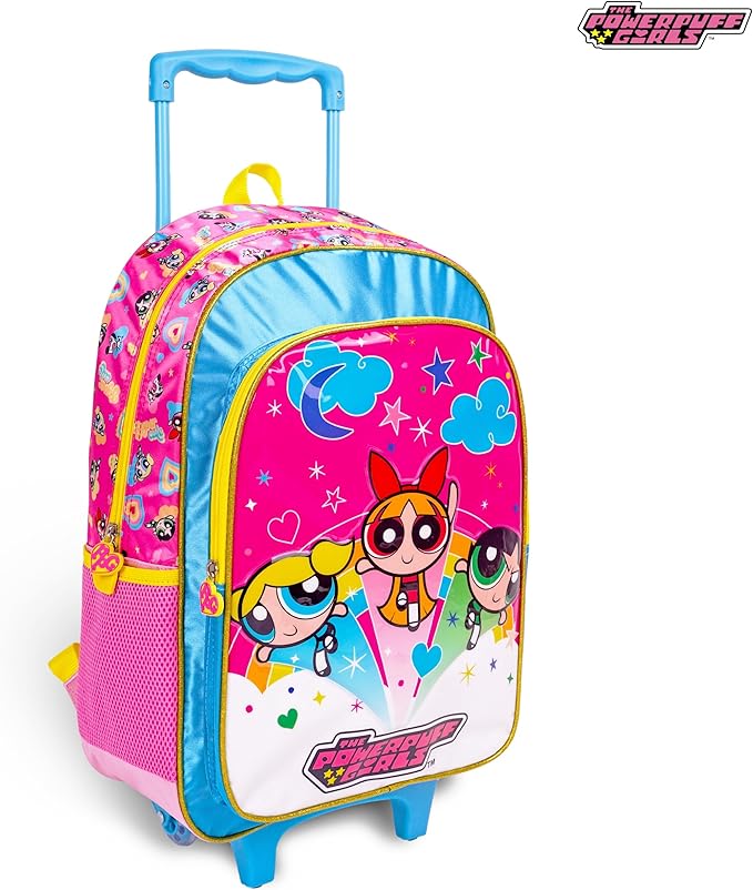 WB The Powerpuff Girls 3 - in - 1 School Set Includes 18" Trolley Bag, Lunch Bag, Pencil Case - Al Kabayel Discount CentreWB The Powerpuff Girls 3 - in - 1 School Set Includes 18" Trolley Bag, Lunch Bag, Pencil CaseSchool BagsWBAl Kabayel Discount Centre