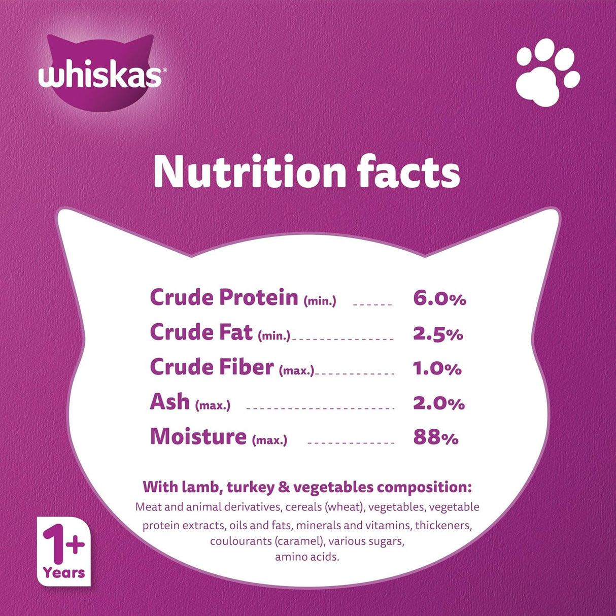 Whiskas Mince Lamb Turkey & Vegetables Wet Cat Food - 400G - Al Kabayel Discount CentreWhiskas Mince Lamb Turkey & Vegetables Wet Cat Food - 400GPet SuppliesWHISKASAl Kabayel Discount Centre