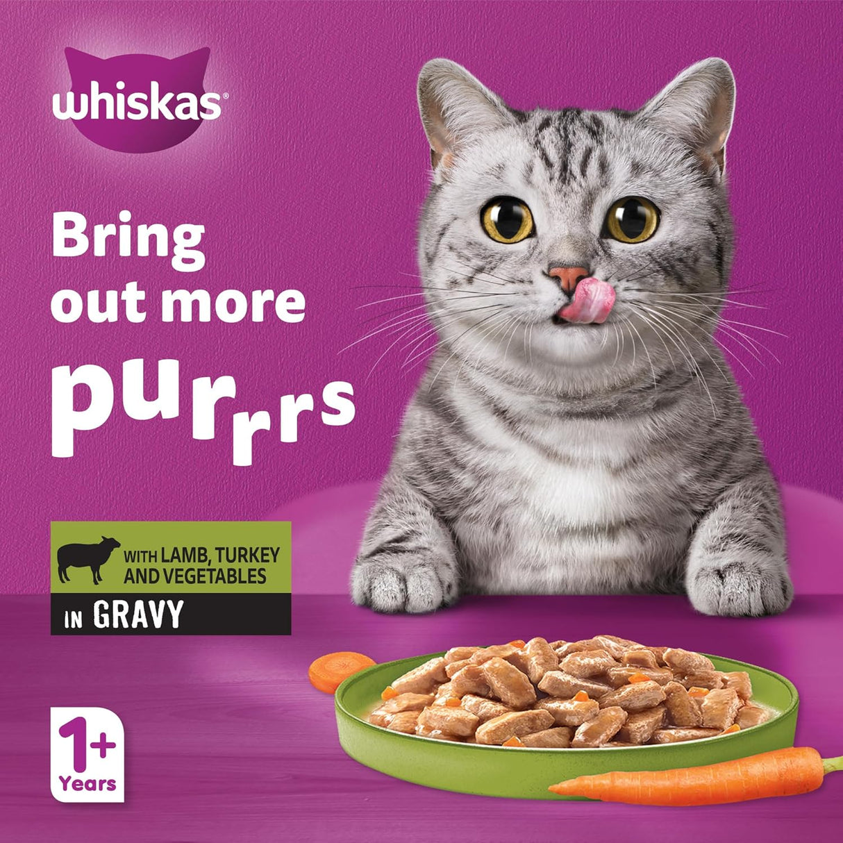 Whiskas Mince Lamb Turkey & Vegetables Wet Cat Food - 400G - Al Kabayel Discount CentreWhiskas Mince Lamb Turkey & Vegetables Wet Cat Food - 400GPet SuppliesWHISKASAl Kabayel Discount Centre