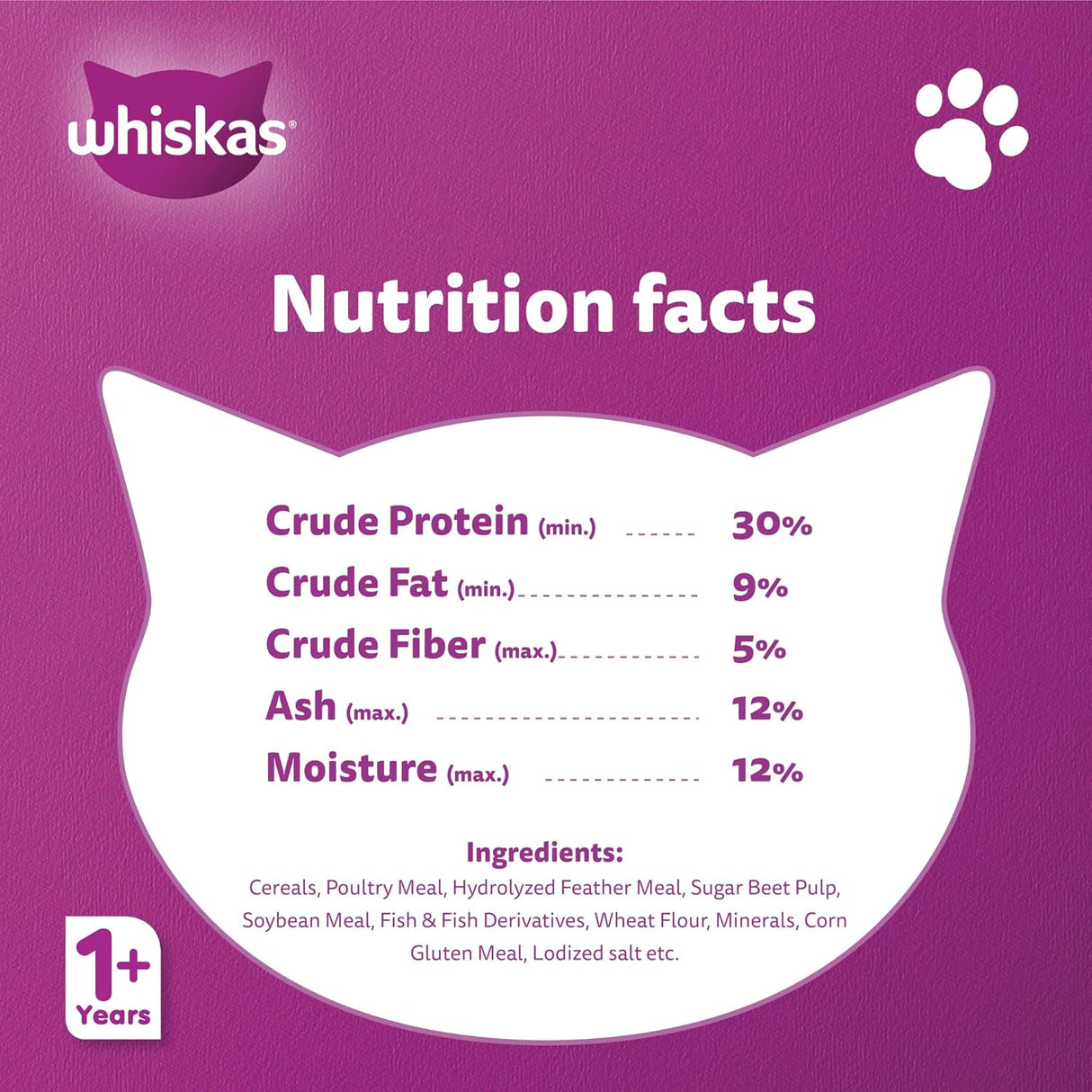 Whiskas Ocean Fish Dry Cat Food, Bag of 480g, for Adult Cats 1+ Years, Complete Nutrition and Great Taste Cat Dry Food - Al Kabayel Discount CentreWhiskas Ocean Fish Dry Cat Food, Bag of 480g, for Adult Cats 1+ Years, Complete Nutrition and Great Taste Cat Dry FoodPet SuppliesWHISKASAl Kabayel Discount Centre