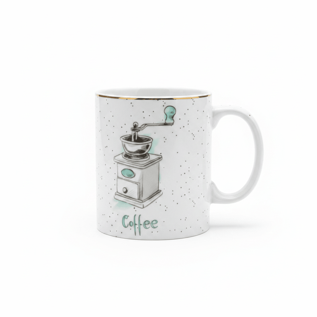 White Ceramic Coffee Mug 350ml - Al Kabayel Discount CentreWhite Ceramic Coffee Mug 350mlMugsAKDCAl Kabayel Discount Centre