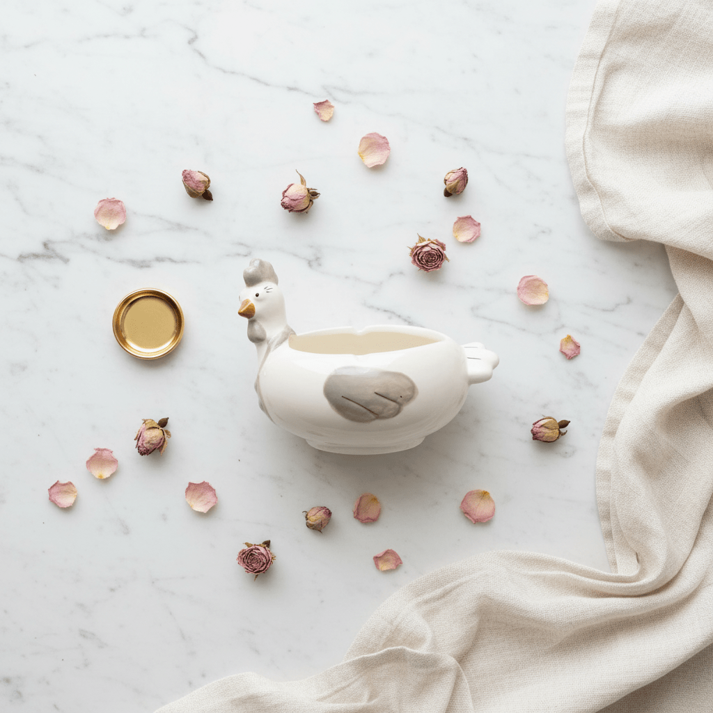 White Ceramic Duck Ashtray — Charming Home Décor Piece | 12cm - Al Kabayel Discount CentreWhite Ceramic Duck Ashtray — Charming Home Décor Piece | 12cmTea/Coffee PotsAKDCAl Kabayel Discount Centre