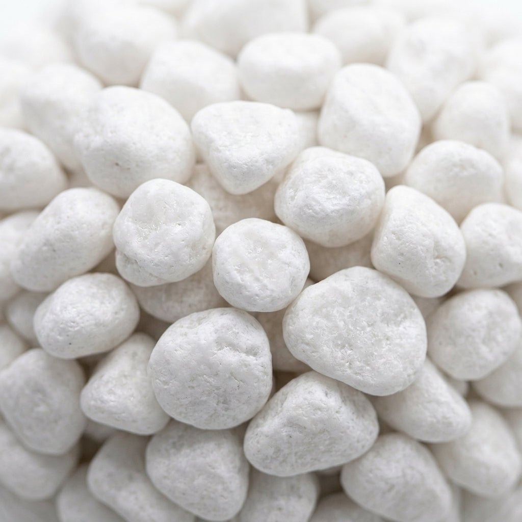 White Decorative Pebble Stones – 80g - Al Kabayel Discount CentreWhite Decorative Pebble Stones – 80gStonesAKDCAl Kabayel Discount Centre