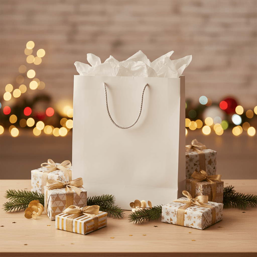 White Paper Gift Bag with Silver Rope Handles – 70×50cm | Premium Luxury Packaging for Weddings, Birthdays & Special Occasions - Al Kabayel Discount CentreWhite Paper Gift Bag with Silver Rope Handles – 70×50cm | Premium Luxury Packaging for Weddings, Birthdays & Special OccasionsPacking & Wrapping SuppliesAKDCAl Kabayel Discount Centre