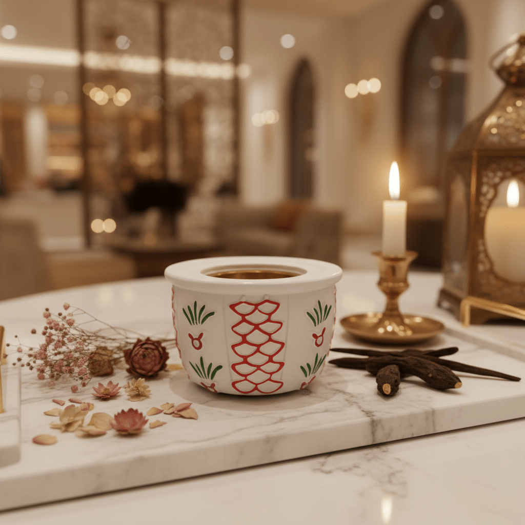 White & Red Pineapple Design Ceramic Incense Burner | 9×12 cm - Al Kabayel Discount CentreWhite & Red Pineapple Design Ceramic Incense Burner | 9×12 cmIncense burnerAKDCAl Kabayel Discount Centre