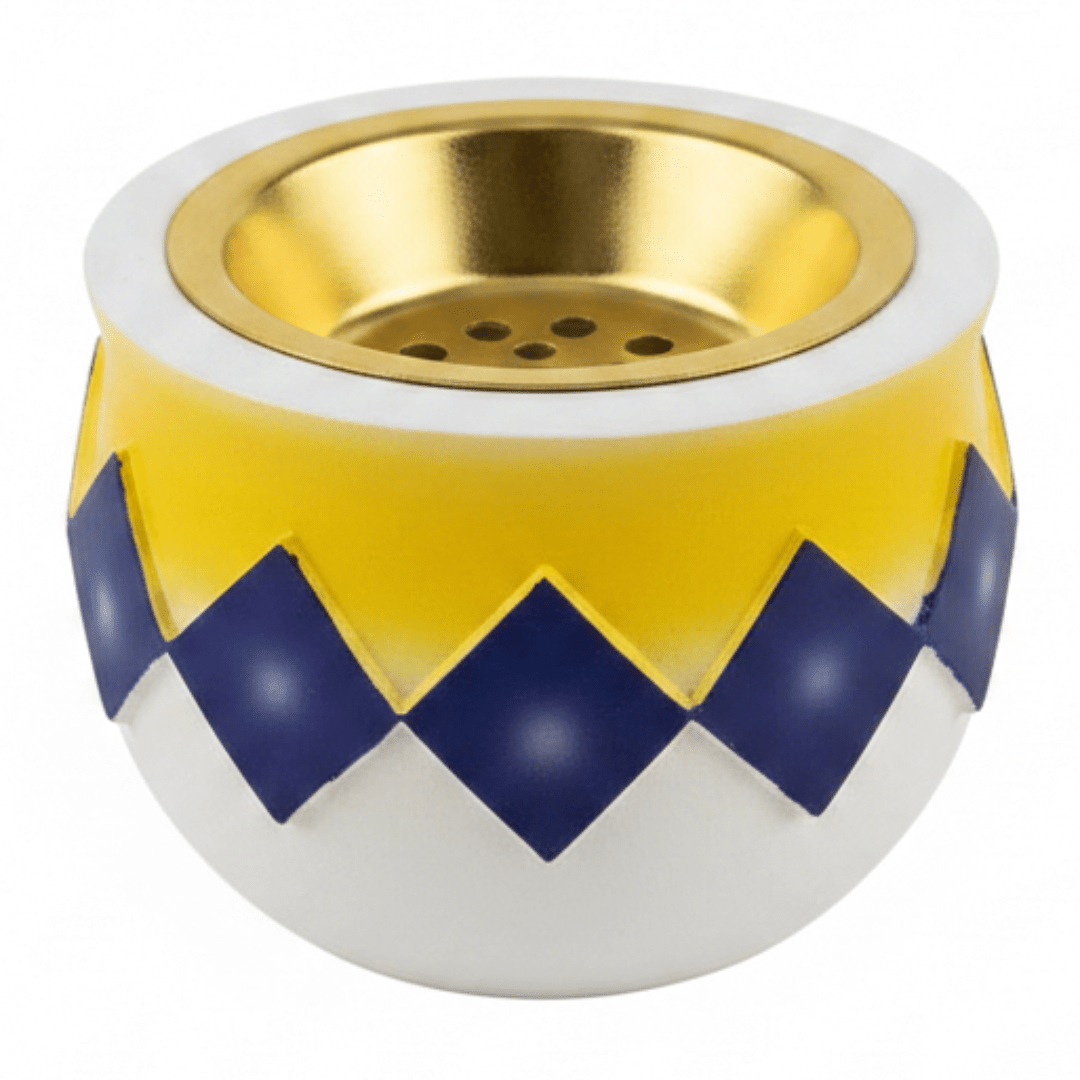 White Yellow & Blue Ceramic Incense Burner | Bakhoor Holder | 7×8 cm - Al Kabayel Discount CentreWhite Yellow & Blue Ceramic Incense Burner | Bakhoor Holder | 7×8 cmIncense BurnerAKDCAl Kabayel Discount Centre