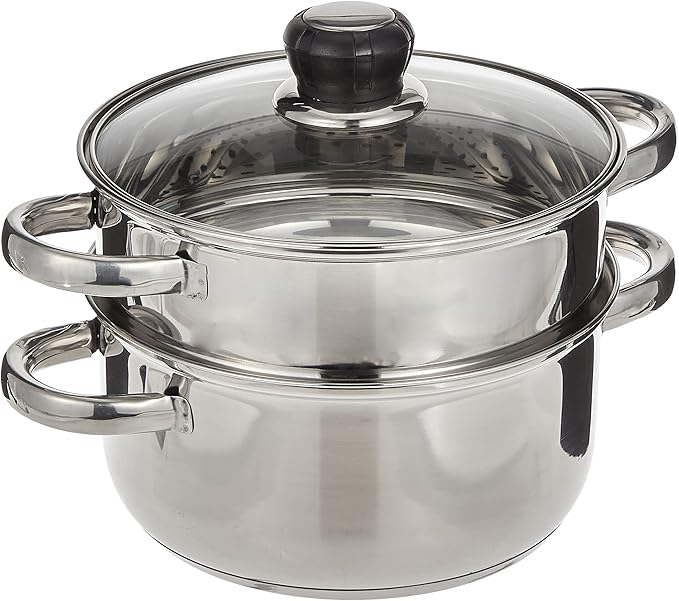 Wilson 2 Layer Stainless Steel Steamer Set 20cm Jy - 174/20 Silver - Al Kabayel Discount CentreWilson 2 Layer Stainless Steel Steamer Set 20cm Jy - 174/20 SilverPressure CookersWILSONAl Kabayel Discount Centre