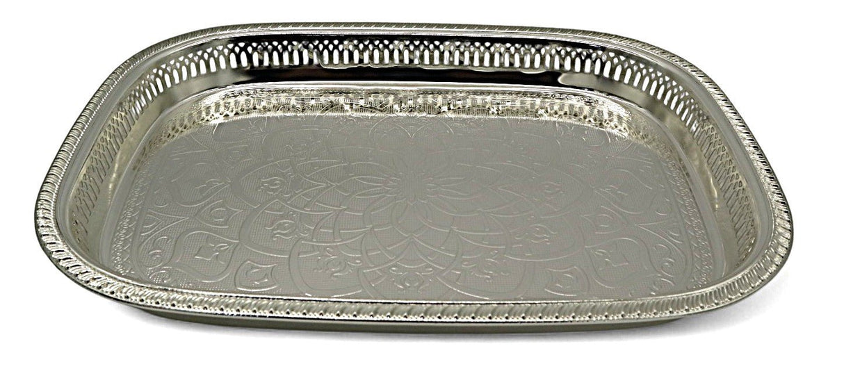 WINDCERA Classic Oval Silver Serving Tray – 45×34 cm Timeless Design - Al Kabayel Discount CentreWINDCERA Classic Oval Silver Serving Tray – 45×34 cm Timeless DesignServing TraysWINDCERAAl Kabayel Discount Centre
