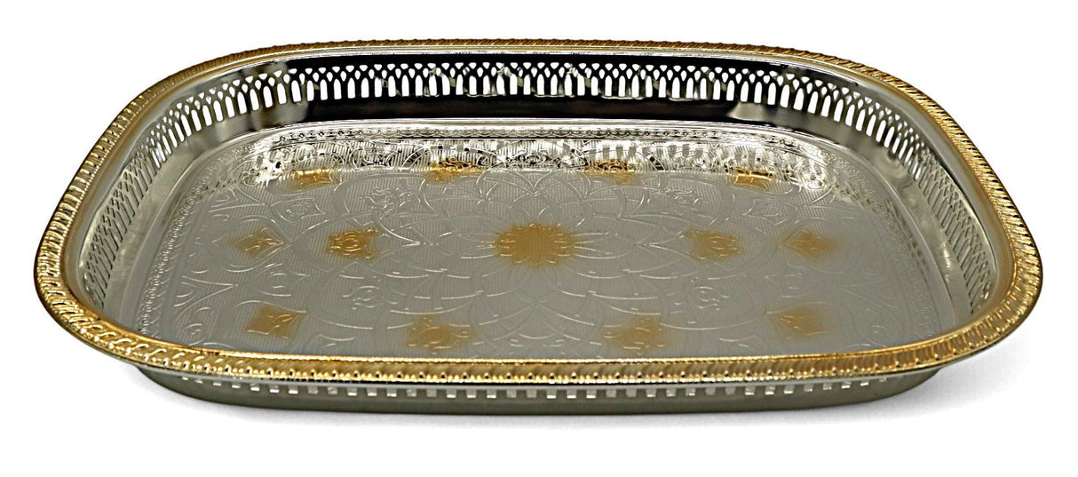 WINDCERA Royal Silver Tray with Gold Touch – 46×34 cm - Al Kabayel Discount CentreWINDCERA Royal Silver Tray with Gold Touch – 46×34 cmServing TraysWINDCERAAl Kabayel Discount Centre