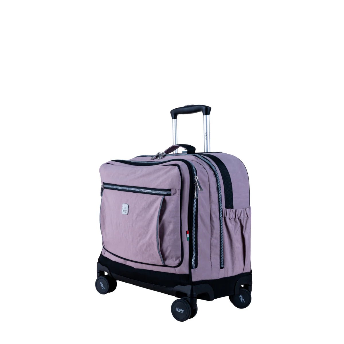 Wires 8 Wheels Solid Pink School Bag with Trolley 48cm*30cm*21cm, Pencil Case, Lunch Box, Lunch Bag - Al Kabayel Discount CentreWires 8 Wheels Solid Pink School Bag with Trolley 48cm*30cm*21cm, Pencil Case, Lunch Box, Lunch BagSchool BagsWIRESAl Kabayel Discount Centre
