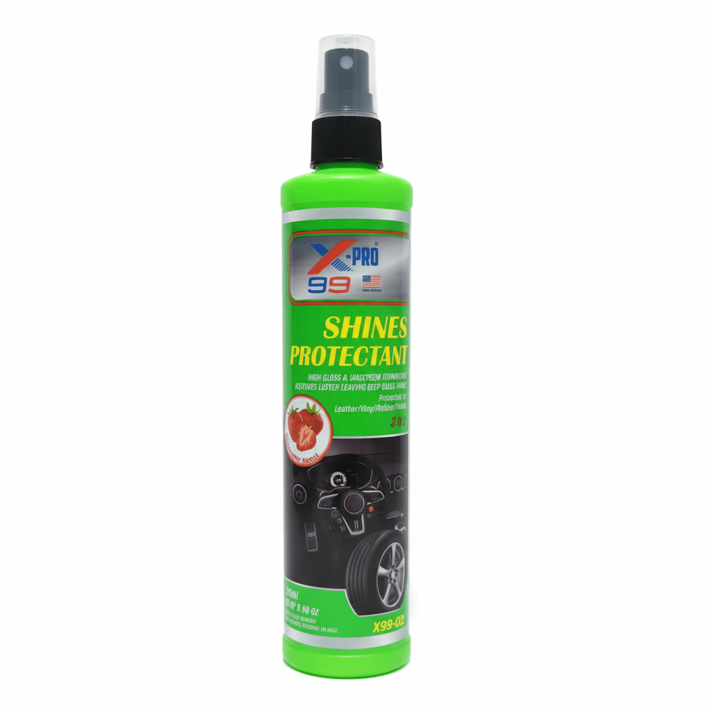 X - PRO 99 Shine Protectant 3 in 1 Strawberry Scent - 295ml - Al Kabayel Discount CentreX - PRO 99 Shine Protectant 3 in 1 Strawberry Scent - 295mlAutomotiveX - PRO 99Al Kabayel Discount Centre