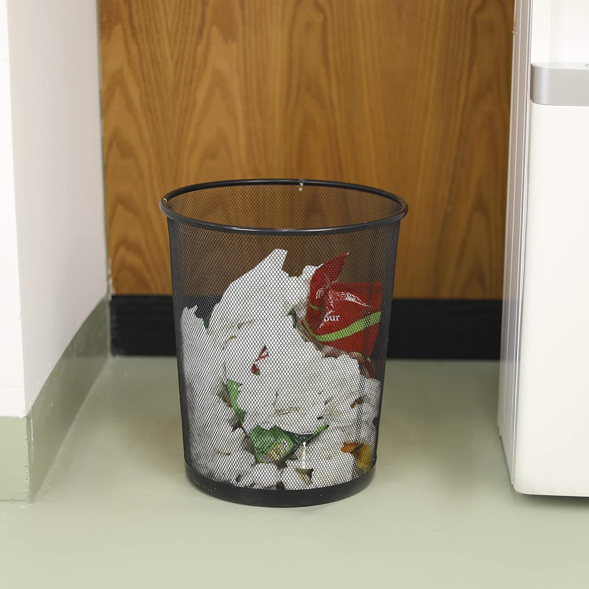 ÿAKDC waste bin portable round metal small trash can wastebasket, garbage container bin paper bin compact design ideal for bathrooms, kitchens, home offices & more,rf9956, multi - Al Kabayel Discount CentreÿAKDC waste bin portable round metal small trash can wastebasket, garbage container bin paper bin compact design ideal for bathrooms, kitchens, home offices & more,rf9956, multiAl Kabayel Discount CenterAl Kabayel Discount Centre