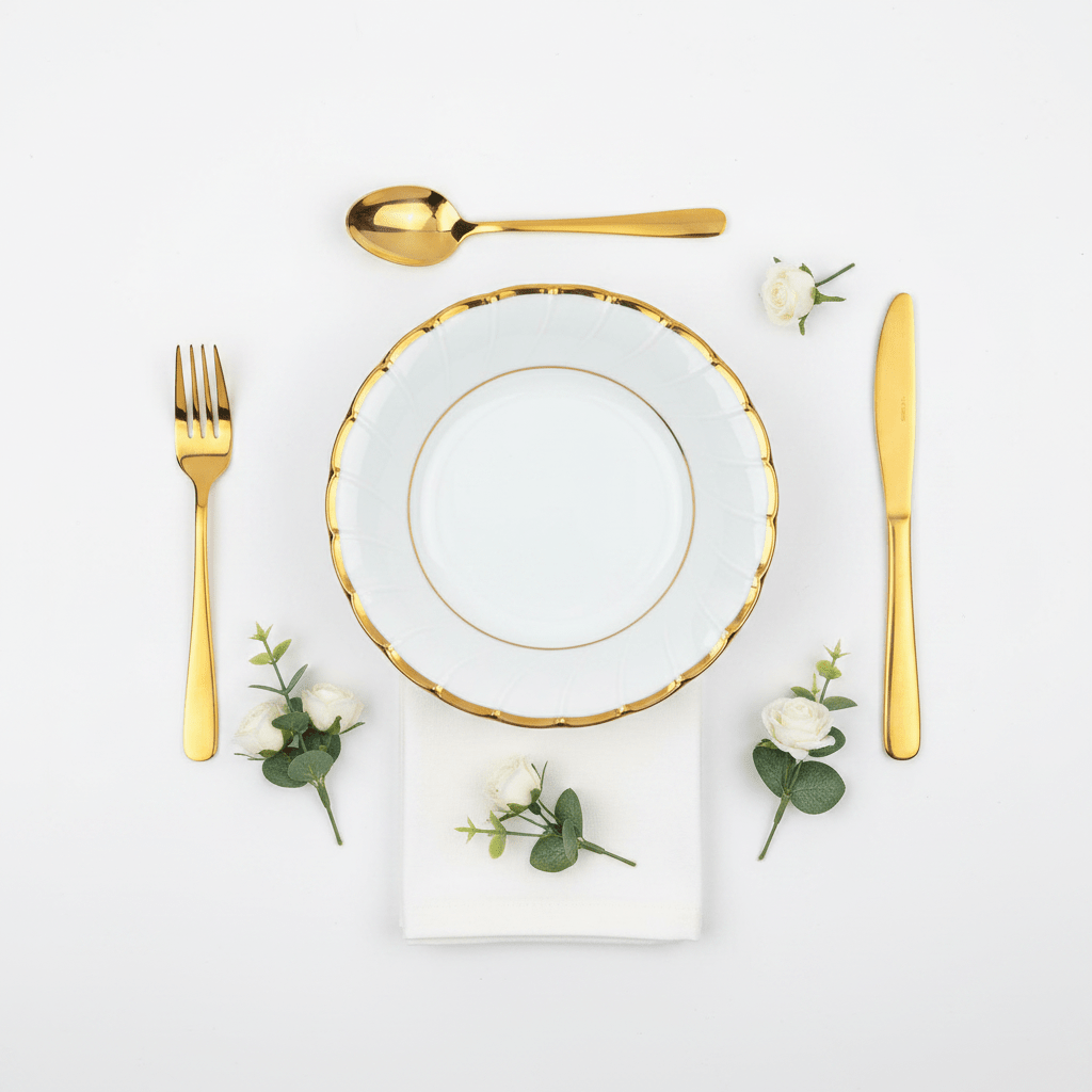 Yamatsu White Porcelain Soup Bowl with Gold Rim — 5 Inch | Premium Tableware - Al Kabayel Discount CentreYamatsu White Porcelain Soup Bowl with Gold Rim — 5 Inch | Premium TablewareBowlsYAMATSUAl Kabayel Discount Centre