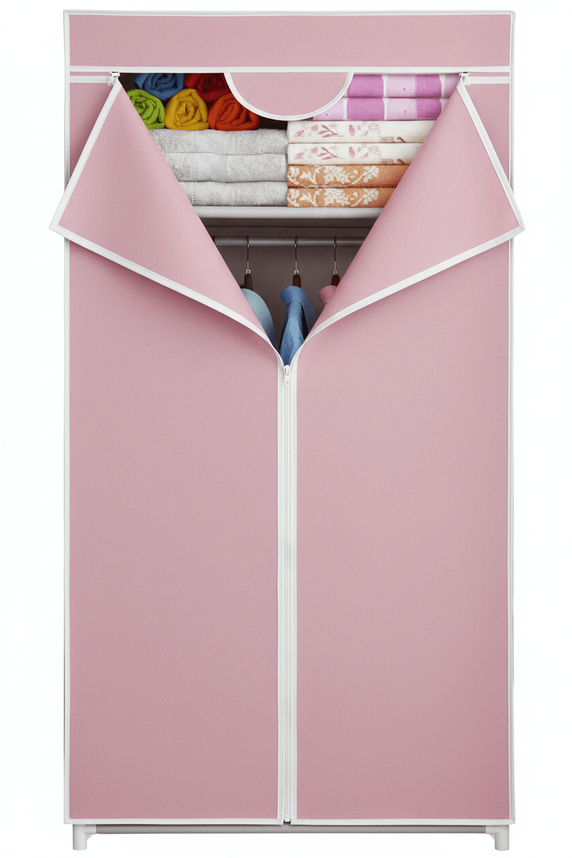 Yangtang Portable Cloth Cabinet – 70×45×155cm | Assorted Colors - Al Kabayel Discount CentreYangtang Portable Cloth Cabinet – 70×45×155cm | Assorted ColorsHome Décor AccentsYANGTANGAl Kabayel Discount Centre