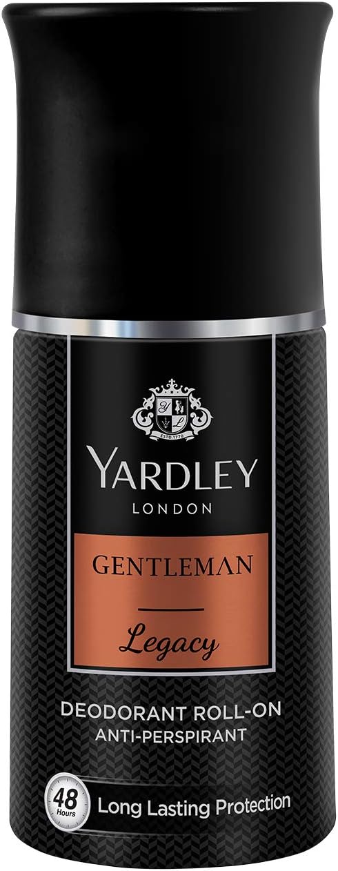 Yardley Gentleman Legacy Deodorant Roll On All - Day Protection - 50ML - Al Kabayel Discount CentreYardley Gentleman Legacy Deodorant Roll On All - Day Protection - 50MLFragrancesYARDLEYAl Kabayel Discount Centre