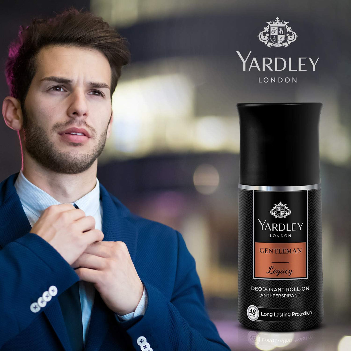 Yardley Gentleman Legacy Deodorant Roll On All - Day Protection - 50ML - Al Kabayel Discount CentreYardley Gentleman Legacy Deodorant Roll On All - Day Protection - 50MLFragrancesYARDLEYAl Kabayel Discount Centre