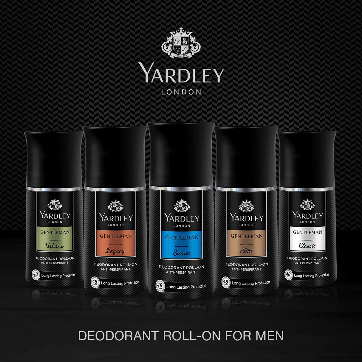 Yardley London Gentleman Classic Deodorant Roll On Effective Underarm Shield With Day - long Perspiration Regulator - 50ML - Al Kabayel Discount CentreYardley London Gentleman Classic Deodorant Roll On Effective Underarm Shield With Day - long Perspiration Regulator - 50MLFragrancesYARDLEYAl Kabayel Discount Centre