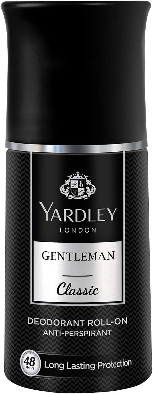 Yardley London Gentleman Classic Deodorant Roll On Effective Underarm Shield With Day - long Perspiration Regulator - 50ML - Al Kabayel Discount CentreYardley London Gentleman Classic Deodorant Roll On Effective Underarm Shield With Day - long Perspiration Regulator - 50MLFragrancesYARDLEYAl Kabayel Discount Centre