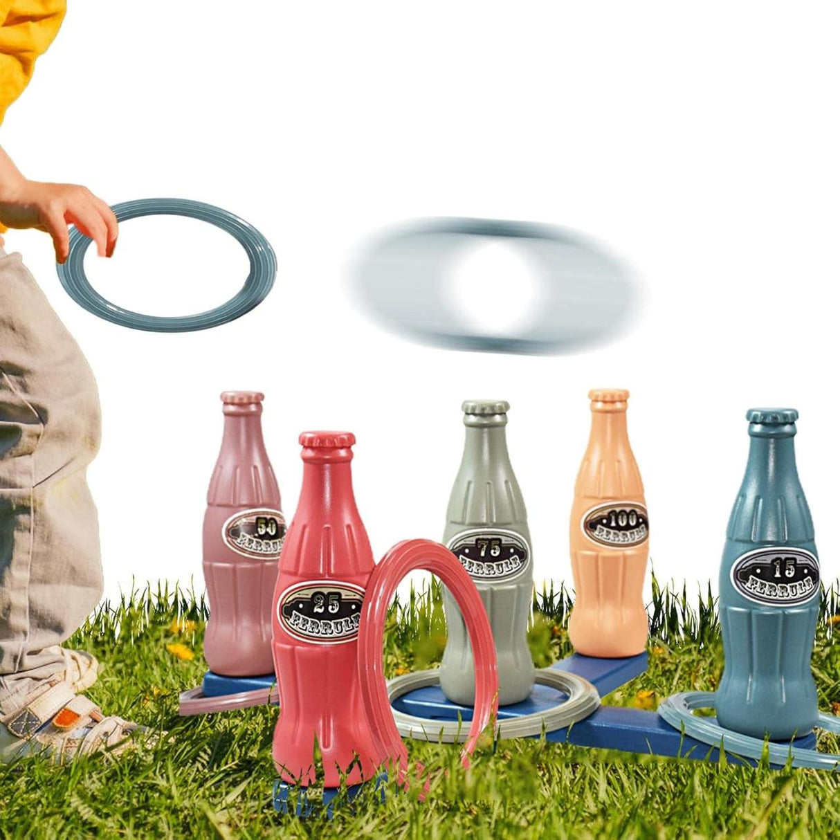 Yi Tong Le Wan 12pcs Hoop Throwing Game, Ferrule Game, 5pc Bottle - 5pc Circles - 2pc Base - Al Kabayel Discount CentreYi Tong Le Wan 12pcs Hoop Throwing Game, Ferrule Game, 5pc Bottle - 5pc Circles - 2pc BaseBaby & toddler toysYI TONG LE WANAl Kabayel Discount Centre