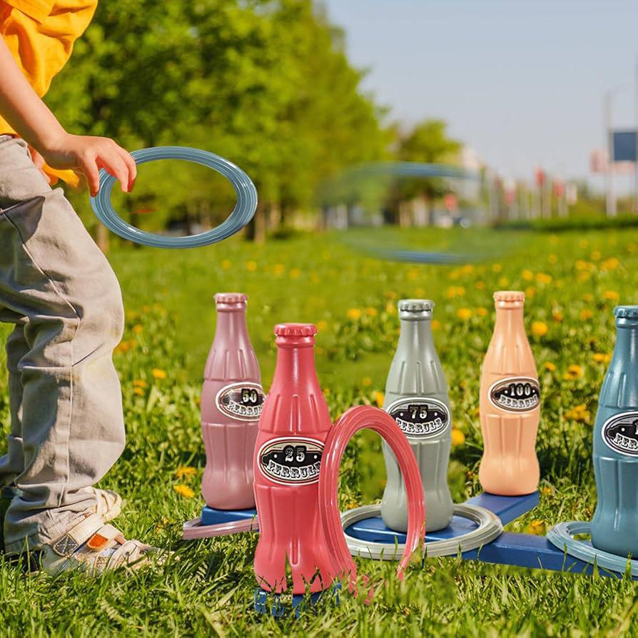 Yi Tong Le Wan 12pcs Hoop Throwing Game, Ferrule Game, 5pc Bottle - 5pc Circles - 2pc Base - Al Kabayel Discount CentreYi Tong Le Wan 12pcs Hoop Throwing Game, Ferrule Game, 5pc Bottle - 5pc Circles - 2pc BaseBaby & toddler toysYI TONG LE WANAl Kabayel Discount Centre