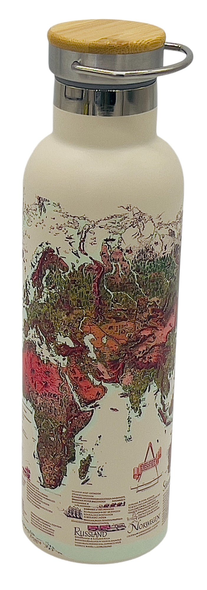 Yuniverse Around The World Vaccum Water Bottle 750ml, Stainless Steel - Al Kabayel Discount CentreYuniverse Around The World Vaccum Water Bottle 750ml, Stainless SteelWater BottlesYUNIVERSEAl Kabayel Discount Centre