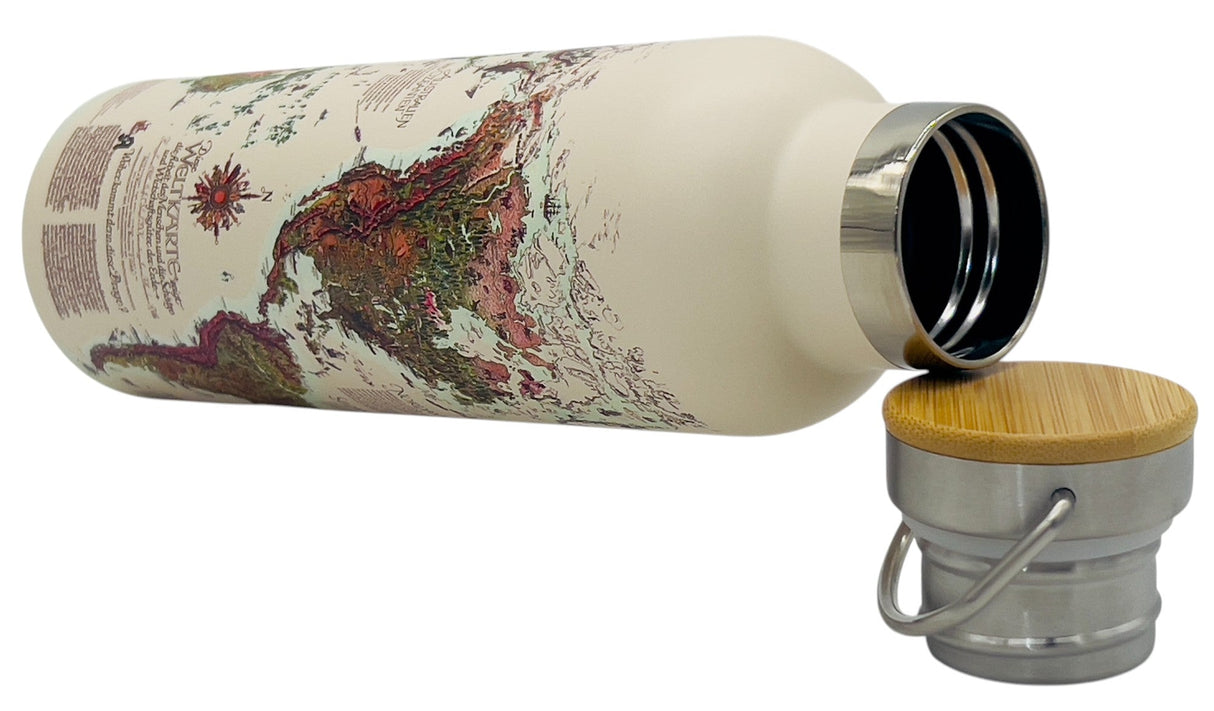 Yuniverse Around The World Vaccum Water Bottle 750ml, Stainless Steel - Al Kabayel Discount CentreYuniverse Around The World Vaccum Water Bottle 750ml, Stainless SteelWater BottlesYUNIVERSEAl Kabayel Discount Centre