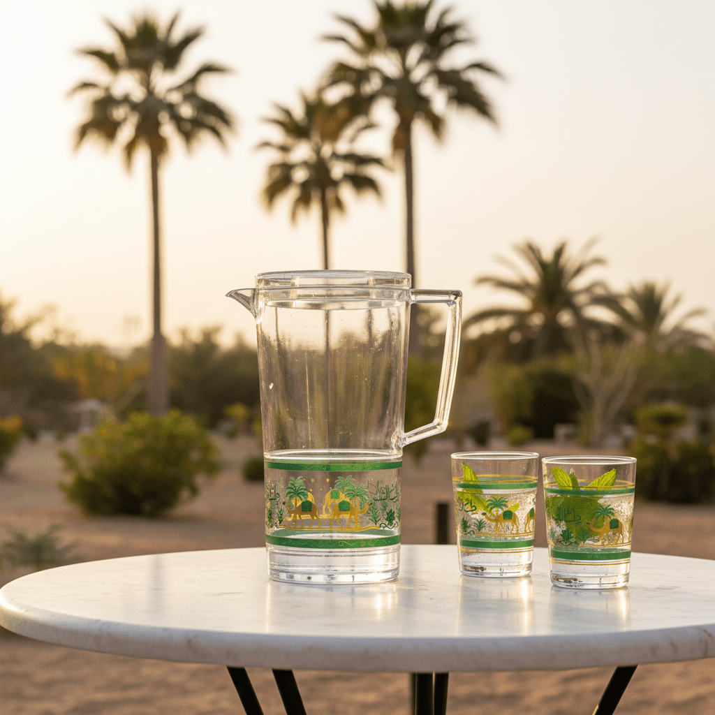 Yuniverse Desert Camel Collection Clear Acrylic Water Jug with Traditional Camel Artwork – 2 Litre - Al Kabayel Discount CentreYuniverse Desert Camel Collection Clear Acrylic Water Jug with Traditional Camel Artwork – 2 LitreJugsYUNIVERSEAl Kabayel Discount Centre