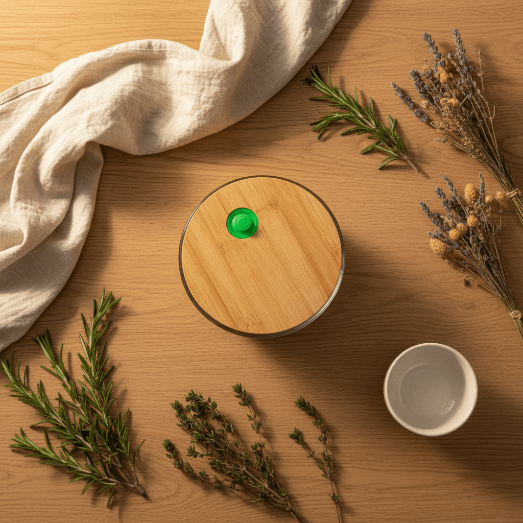Yuniverse Round Glass Storage Container with Eco Bamboo Lid – Minimalist Design for Kitchen Use – 15 cm - Al Kabayel Discount CentreYuniverse Round Glass Storage Container with Eco Bamboo Lid – Minimalist Design for Kitchen Use – 15 cmFood ContainersYUNIVERSEAl Kabayel Discount Centre