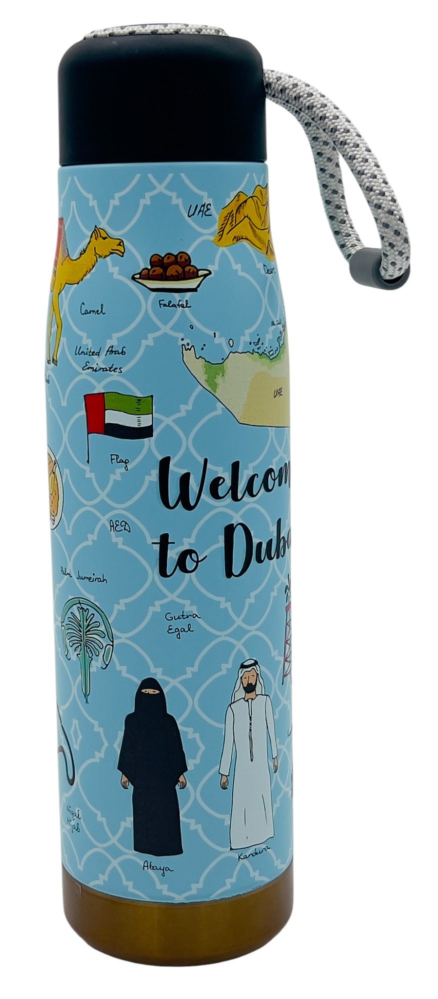 Yuniverse Welcome To Dubai Vaccum Water Bottle 700ml, Stainless Steel - Al Kabayel Discount CentreYuniverse Welcome To Dubai Vaccum Water Bottle 700ml, Stainless SteelWater BottlesYUNIVERSEAl Kabayel Discount Centre