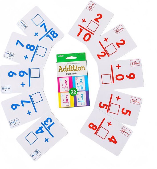 Yutian Addition Flashcards, Early Education Awareness, 36 Cards - Al Kabayel Discount CentreYutian Addition Flashcards, Early Education Awareness, 36 CardsEducational ToysYUTIANAl Kabayel Discount Centre