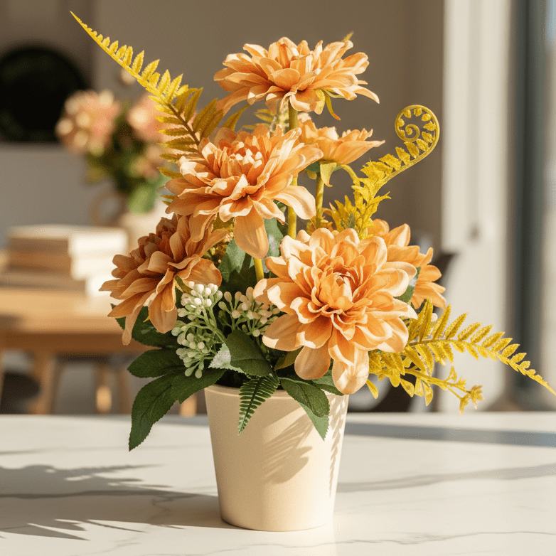 Zeem Artificial Brown Floral Arrangement with Brown Paper Pot – 28 × 9 cm Rustic Decorative Indoor Plant - Al Kabayel Discount CentreZeem Artificial Brown Floral Arrangement with Brown Paper Pot – 28 × 9 cm Rustic Decorative Indoor PlantArtificial FloraZEEMAl Kabayel Discount Centre