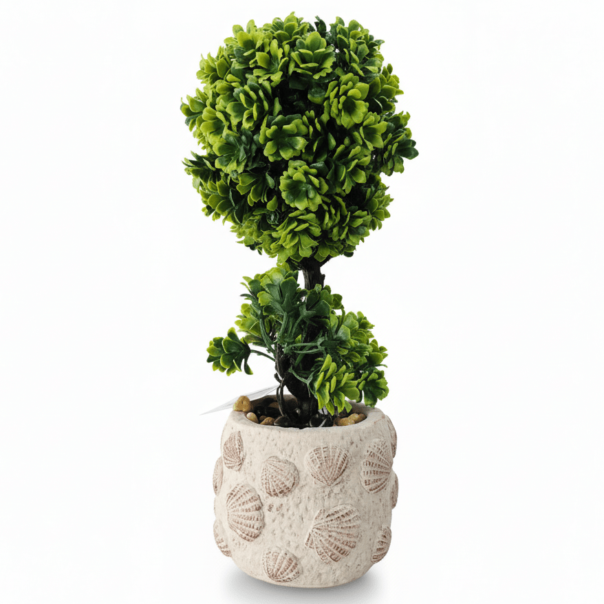 Zeem Ceramic Baige Pot With Polyster Green Plant 27*10 Cm - Al Kabayel Discount CentreZeem Ceramic Baige Pot With Polyster Green Plant 27*10 CmArtificial FloraZEEMAl Kabayel Discount Centre