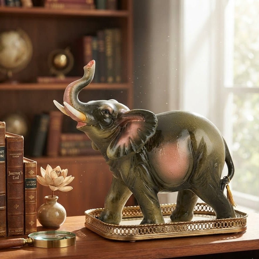 Zeem Olive Green Polyresin Elephant Figurine – 15×20 cm - Al Kabayel Discount CentreZeem Olive Green Polyresin Elephant Figurine – 15×20 cmHome Décor AccentsZEEMAl Kabayel Discount Centre