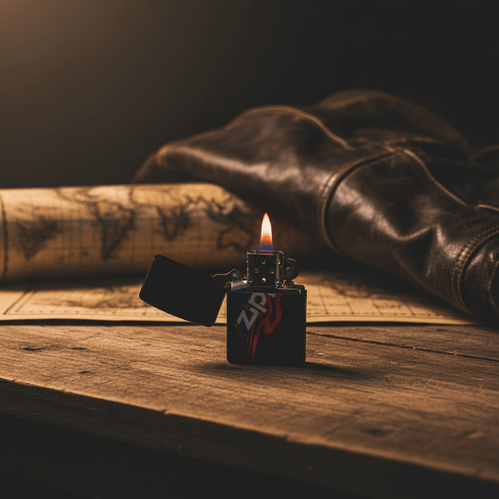 Zippo Black Metal Refillable Flip - Top Pocket Lighter with US Flag Patriotic Design, Windproof Classic Style (6×4 cm) - Al Kabayel Discount CentreZippo Black Metal Refillable Flip - Top Pocket Lighter with US Flag Patriotic Design, Windproof Classic Style (6×4 cm)LightersZIPPOAl Kabayel Discount Centre