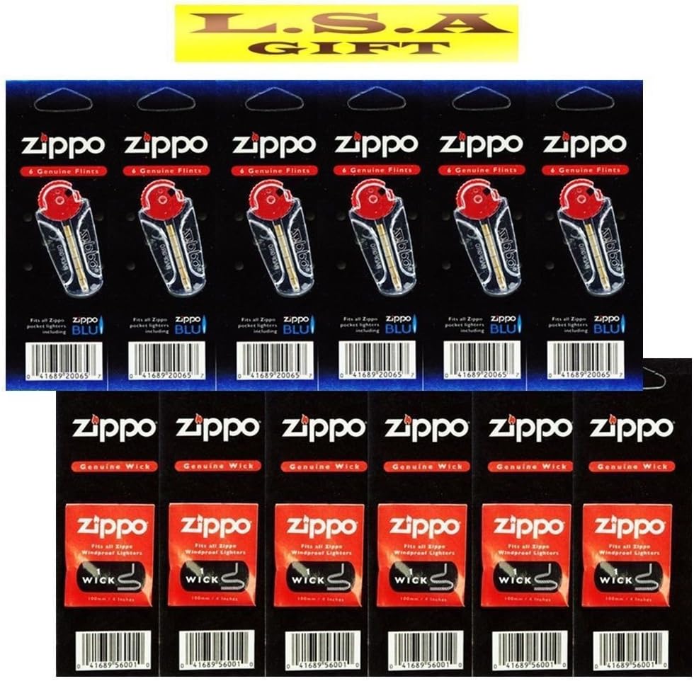 Zippo Lighter 6 Flints 6 Wicks Pack of 12 Value Packs (1) - Al Kabayel Discount CenterZippo Lighter 6 Flints 6 Wicks Pack of 12 Value Packs (1)Barbecue & Outdoor DiningZIPPOAl Kabayel Discount Center