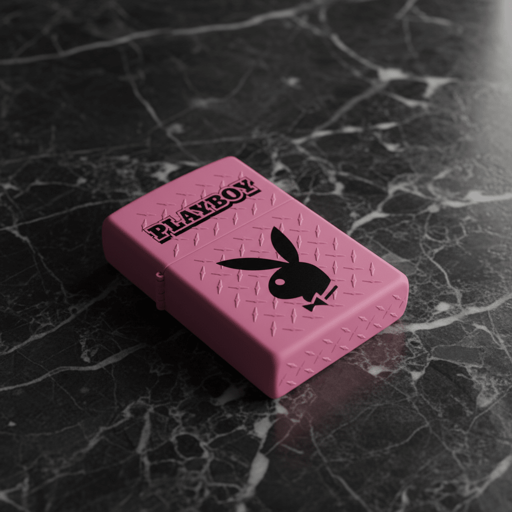 Zippo Pink Flip Top Refillable Metal Lighter Playboy Inspired Design Stylish Gift 6×4 cm - Al Kabayel Discount CentreZippo Pink Flip Top Refillable Metal Lighter Playboy Inspired Design Stylish Gift 6×4 cmLightersZIPPOAl Kabayel Discount Centre