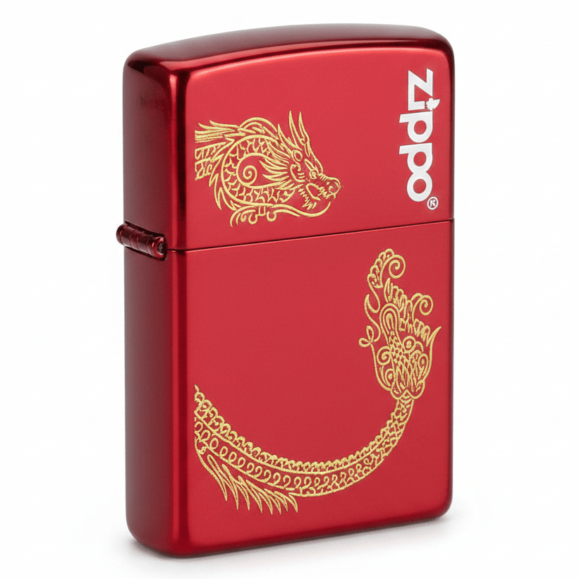 Zippo Premium Red Metal Flip - Top Lighter with Luxury Pattern Design, Windproof Refillable (6×4 cm) - Al Kabayel Discount CentreZippo Premium Red Metal Flip - Top Lighter with Luxury Pattern Design, Windproof Refillable (6×4 cm)LightersZIPPOAl Kabayel Discount Centre