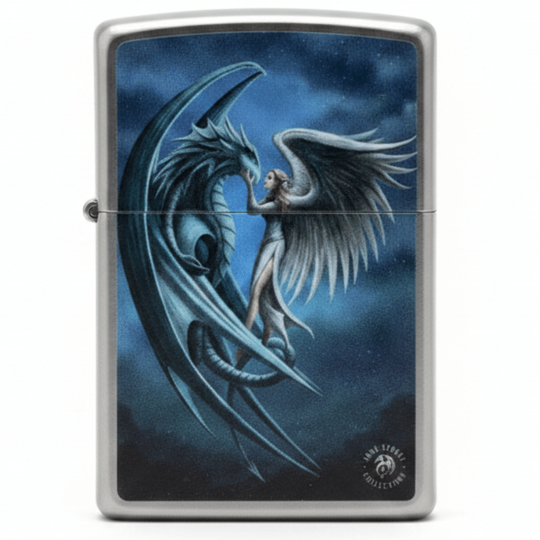 Zippo Silver Flip Top Refillable Metal Lighter Anne Stokes Collection Design Fantasy Art 6×4 cm - Al Kabayel Discount CentreZippo Silver Flip Top Refillable Metal Lighter Anne Stokes Collection Design Fantasy Art 6×4 cmLightersZIPPOAl Kabayel Discount Centre