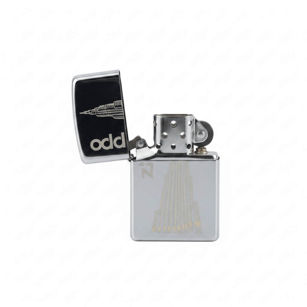 Zippo Silver Flip Top Refillable Metal Lighter Burj Khalifa Skyline Design Windproof 6×4 cm - Al Kabayel Discount CentreZippo Silver Flip Top Refillable Metal Lighter Burj Khalifa Skyline Design Windproof 6×4 cmLightersZIPPOAl Kabayel Discount Centre
