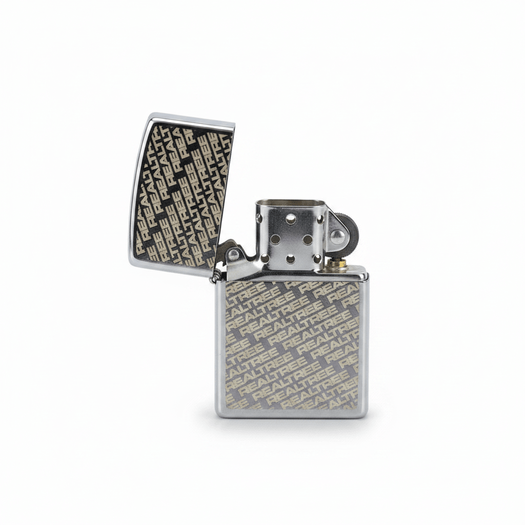 Zippo Silver Flip Top Refillable Metal Lighter Real Tree Text Graphic Outdoor Style 6×4 cm - Al Kabayel Discount CentreZippo Silver Flip Top Refillable Metal Lighter Real Tree Text Graphic Outdoor Style 6×4 cmLightersZIPPOAl Kabayel Discount Centre