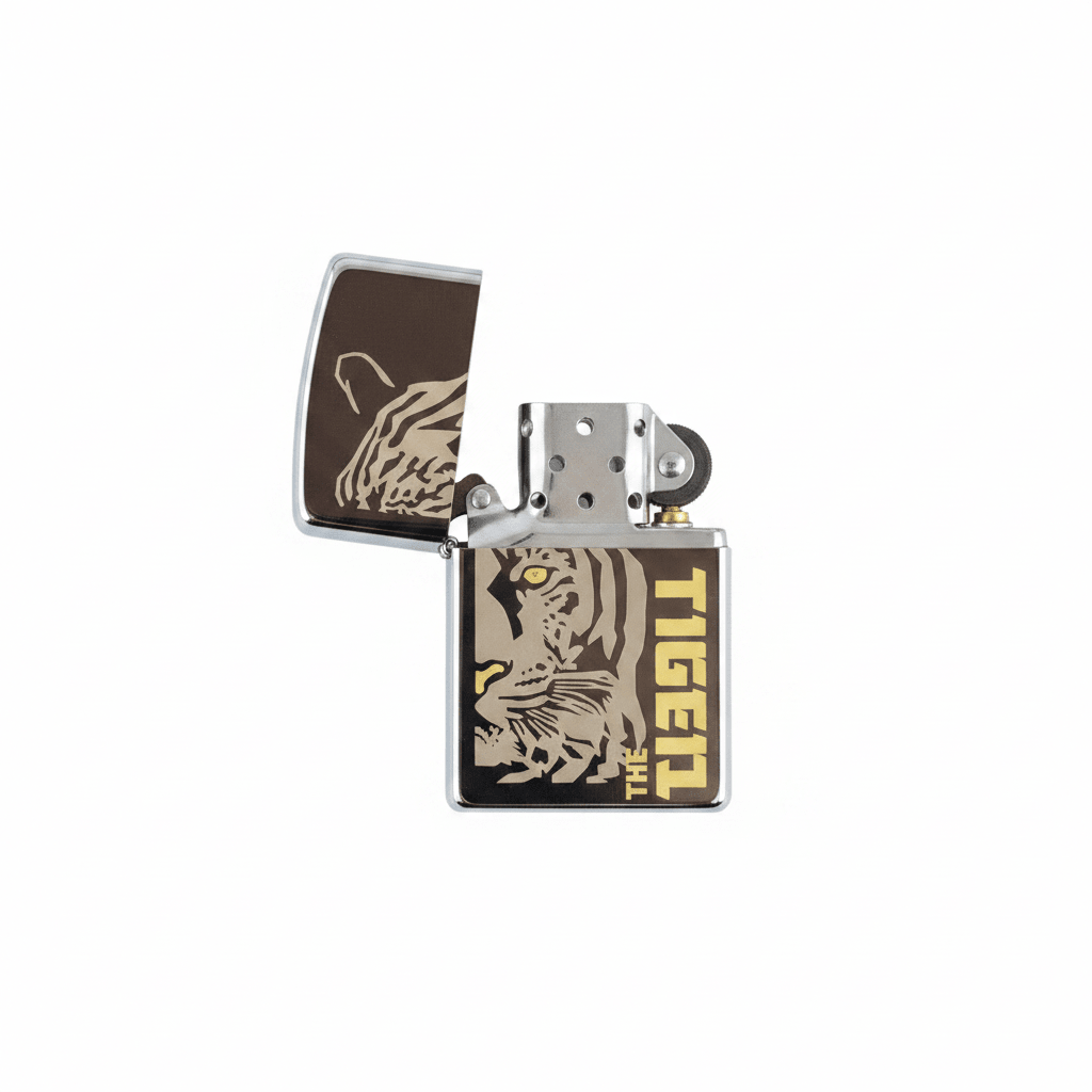 Zippo Silver Flip Top Refillable Metal Lighter Save The Tiger Artwork Wildlife Theme 6×4 cm - Al Kabayel Discount CentreZippo Silver Flip Top Refillable Metal Lighter Save The Tiger Artwork Wildlife Theme 6×4 cmLightersZIPPOAl Kabayel Discount Centre