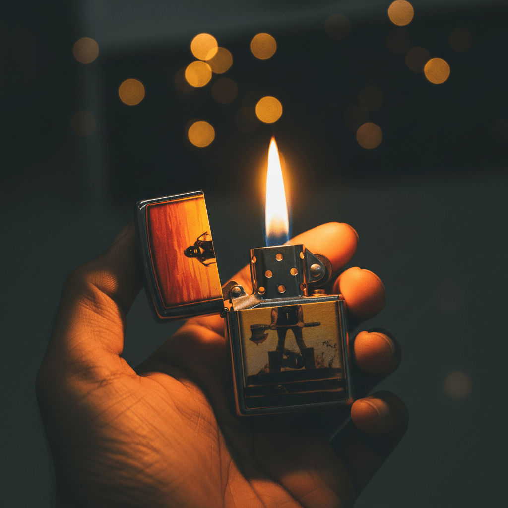 Zippo Silver Metal Lighter with Frank Frazetta “The Execution” Artwork, Flip - Top Refillable (6×4 cm) - Al Kabayel Discount CentreZippo Silver Metal Lighter with Frank Frazetta “The Execution” Artwork, Flip - Top Refillable (6×4 cm)LightersZIPPOAl Kabayel Discount Centre