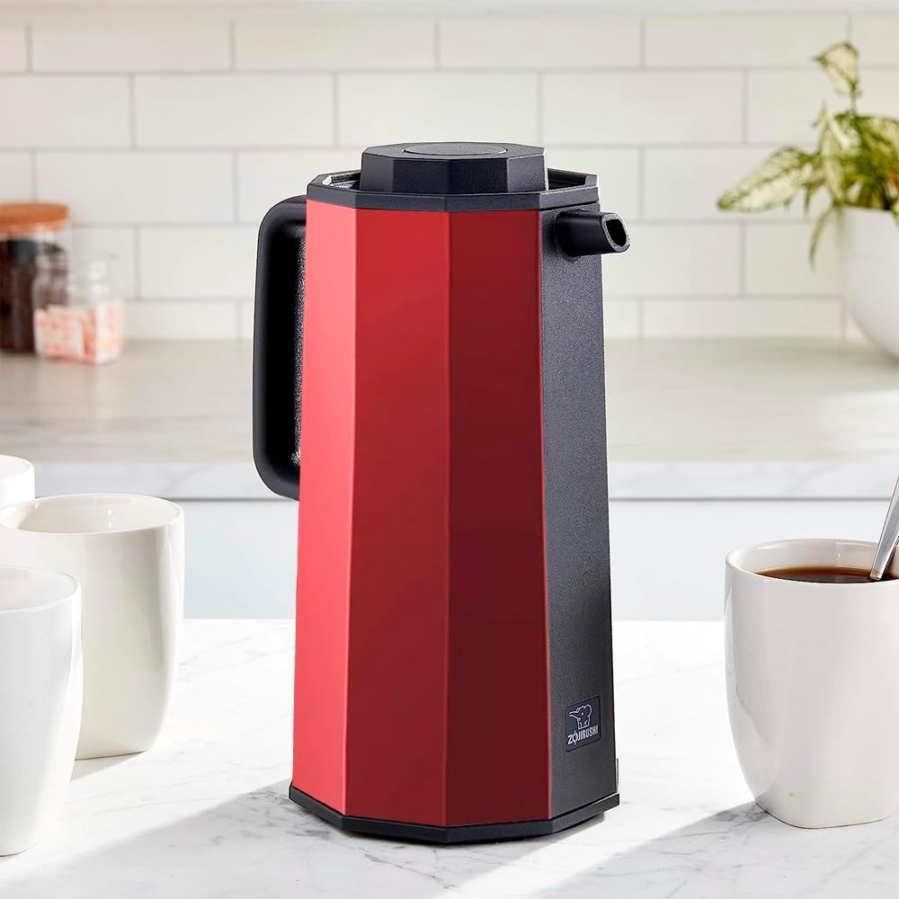 Zojirushi Ah - Eae10Ra Glass Vacuum Carafe, 1.0 Liter, Red - Al Kabayel Discount CentreZojirushi Ah - Eae10Ra Glass Vacuum Carafe, 1.0 Liter, RedTHERMOSZOJIRUSHIAl Kabayel Discount Centre