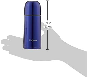 Zojirushi Stainless Steel Flask With Cup - Capacity 350ML - Blue - Al Kabayel Discount CentreZojirushi Stainless Steel Flask With Cup - Capacity 350ML - BlueThermosZOJIRUSHIAl Kabayel Discount Centre