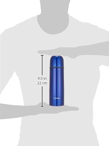 Zojirushi Stainless Steel Vaccum Flask With Cup - Capacity 500ML - Blue - Al Kabayel Discount CentreZojirushi Stainless Steel Vaccum Flask With Cup - Capacity 500ML - BlueThermosZOJIRUSHIAl Kabayel Discount Centre